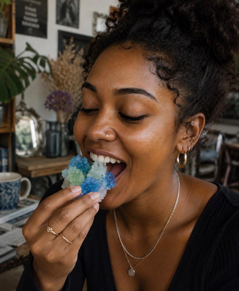 CRYSTAL CLUSTERS. Crunchy. Chaotic. Completely irresistible.